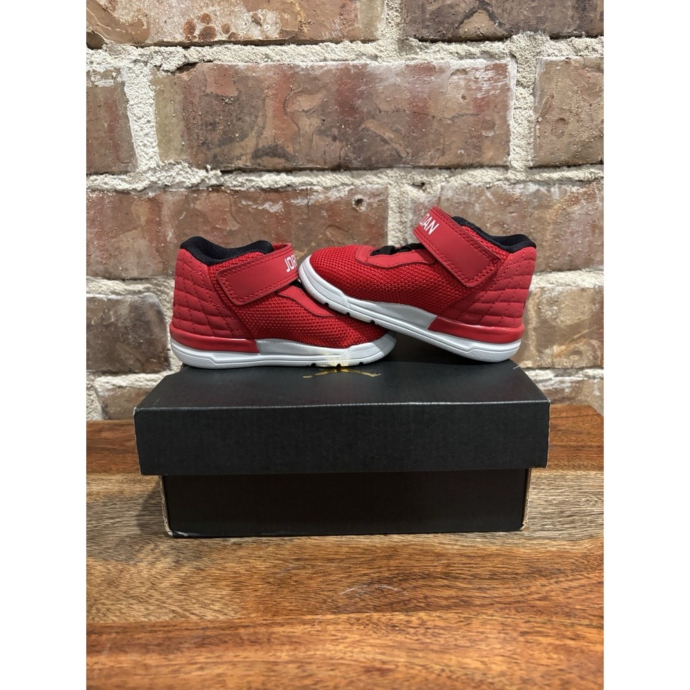 NEW 4C Shoes, Jordan Academy BT, Red Size 4C, Gym Red/Wolf Grey/Black Boys Shoes